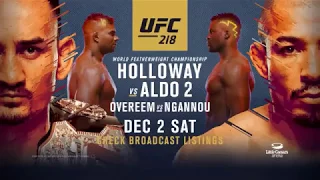 UFC 218 Promo trailer