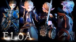 ELOA (엘로아) - Male Classes, Armors and Weapons Preview - Final Test - KR