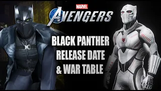 Marvel's Avengers - Black Panther Outfits, Release Date August 17, Free Weekend with 4x XP & more!