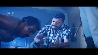 Saikumar Massage Treatment to Rowdy | Bangalore Bandh Kannada Movie Scenes | Part-3