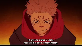 Sukuna threatens to kill the sorcerers | Jujutsu Kaisen Season 2 Episode 16