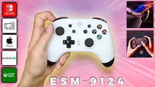 CHEGOU!! Pro Controller BARATO para Switch/PC/iOS/Android! (MELHOR QUE O ORIGINAL) EasySMX ESM-9124