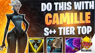 WILD RIFT | NEW CAMILLE IS S++ TIER IF YOU DO THIS! | Challenger Camile Gameplay | Guide & Build