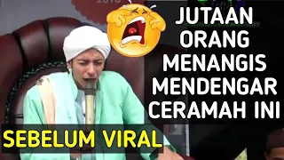 CERAMAH HABIB RIFKY ALAYDRUS SEDIH KISAH NABI MUHAMMAD SAW BIKIN NANGIS