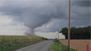 WATCH: Video footage of small tornado in southern France