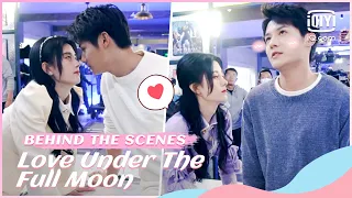 🌕BTS: Ju and Zheng kiss scene sweet interaction | Love Under The Full Moon  | iQiyi Romance