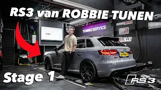 Audi RS3 (CZGB engine) Dutch influencer Robbie (Bankzitters) stage 1 remap!