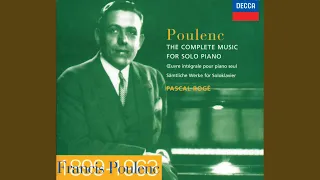 Poulenc: Mélancolie, FP 105