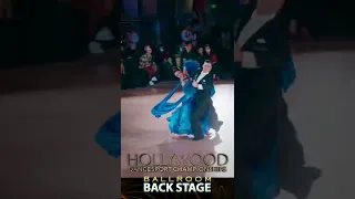 Amazing Foxtrot at Hollywood Dancesport. @gaetano.iavarone.italy @ema_napolitan #shorts #ballroom