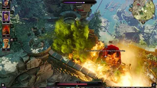 Divinity Original Sin 2  Definitive Edition - Killing Grog The Troll Using Green Noxious Bulb