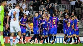 Barcelona 3-2 Elche [ Extended Highlights ] Fifa22
