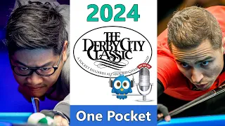 John Morra vs Alex Montpellier - One Pocket - 2024 Derby City Classic rd 1