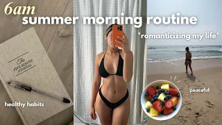 SUMMER MORNING ROUTINE 🌞 healthy habits, productive & peaceful *aesthetic*