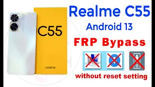 Realme C55 frp 2023 | Realme RMX3710 google account bypass