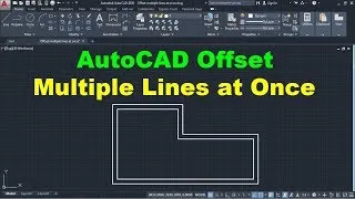 MLINE Command in AutoCAD with practical use cases - Multiline command/ADVANCE DESIGNER