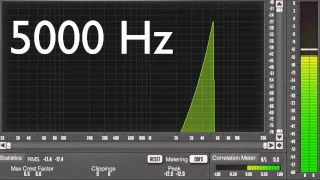 20Hz to 20kHz Frequency Sweep (Linear) 1080p HD