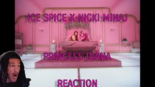 SHE SO FINEEE | Ice Spice & Nicki Minaj - Princess Diana (Official Music Video) | REACTION