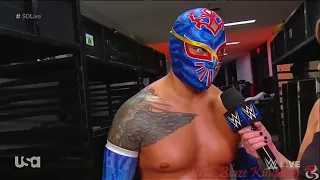 Don't Touch Sin Cara's Mask - WWE Smackdown Live Oct. 31, 2017