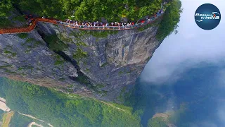 चीन में ये पहाड़ है स्वर्ग का रास्ता|Tianmen Mountain|