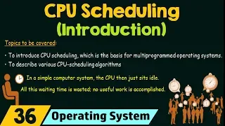 Introduction to CPU Scheduling