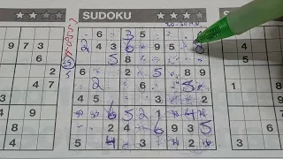 (#8553) Friday Three Stars Sudoku puzzle. Bonus Extra edition. 05-17-2024  part 1 of 4