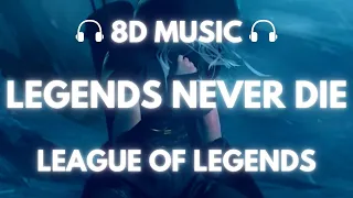 Legends Never Die (ft. Against The Current) | Worlds 2017 | 8D Audio 🎧