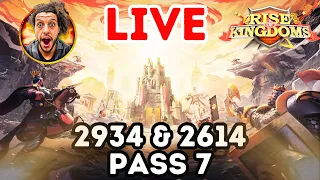 2934 & 2614 PASS 7  l BOOM BOOM TIME l ROK & Chill l Rise of Kingdoms