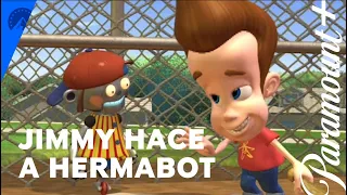 Jimmy CONSTRUYE un HERMANO ROBOT | Jimmy Neutrón | Paramount+