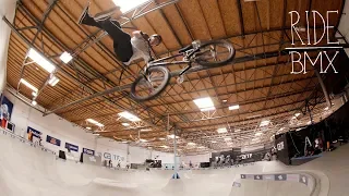 BMX EVENT AT AN INDOOR CEMENT PARK? NITRO WORLD GAMES PARK PRACTICE