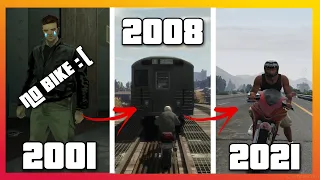 Evolution of BIKES LOGIC in GTA Games || GTA (2001-2021)