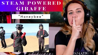 Steam Powered Giraffe "Honeybee" REACTION & ANALYSIS by Vocal Coach / Opera Singer