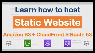 Host a static website on AWS S3 using Cloud Front Distribution and Route53