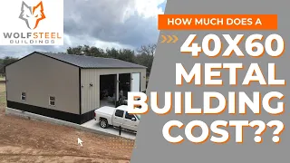 How much does it cost to build 40X60 Metal Building in Texas? | WOLFSTEEL BUILDINGS