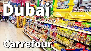 Exploring Dubai's Biggest Hypermarket: Carrefour Price Review in 4K #DubaiShopping #dubai #shopping