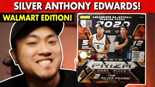 🏀 WALMART EDITION! 2020-21 Panini Prizm Draft Picks Basketball Mega Box! Silver Anthony Edwards Hit!