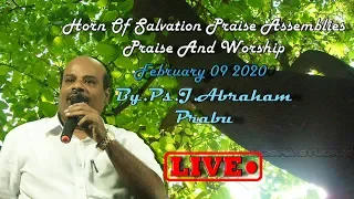 Praise AndWorship||09-02-2020||LIVE||By.Ps.Abraham Prabu||HOSP Assemblies