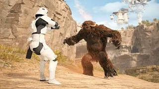 Stormtroopers vs Wampa - STAR WARS JEDI SURVIVOR NPC Wars