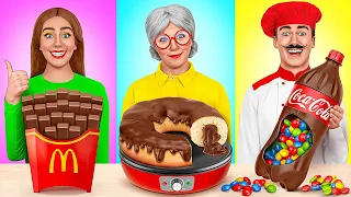 Ich vs Oma: Koch-Challenge | Schokolade Essen Challenge von Multi DO