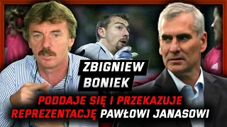 Zbigniew Boniek poddaje się i przekazuje reprezentację Pawłowi Janasowi (okres 06.2002 - 06.2004)