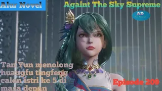 Against the Sky Supreme Episode 209 Subtitle Indonesia - Alur Novel 200 murid sekte abadi musnah