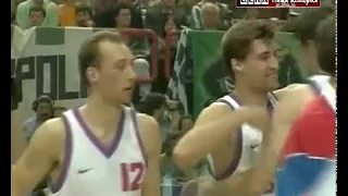 1996 Real (Madrid, Spain) - CSKA (Moscow) 73-74 EuroLeague, match for 3rd place, review