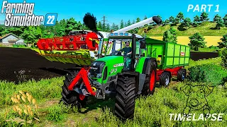 STARTING A NEW FARM & HARVESTING WHEAT🌾🚜 | HOF BERGMANN | PART 1 | FS22