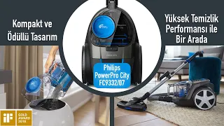 Minik ama dev güçte süpürge. Philips’in Power Pro City serisi FC9332 modelini inceledik 👍🏻
