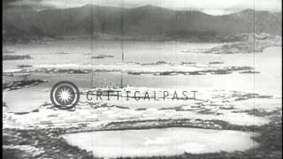 Japanese aircraft attack the United States Naval Base at Pearl Harbor in Hawaii, ...HD Stock Footage