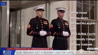 Suffolk Honors Grad is Marine Sentry at The White House