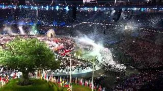 Team GB enter the Olympic Stadium - Opening Ceremony London 2012 'We could be heroes'