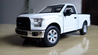 unboxing da miniatura Ford-f-150 da welly escala 1/24