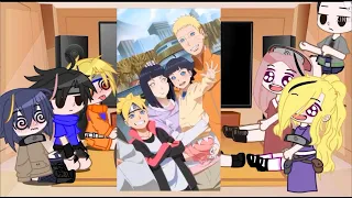 👒 Naruto's family, Narruto, Boruto & friends react to Naruto's family 👒 🎒 Naruto react compilation 🎒