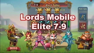 Lords Mobile 7 - 9 Elite 3 Stars