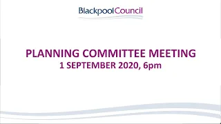 Planning Committee Meeting | 1st September 2020, 6pm